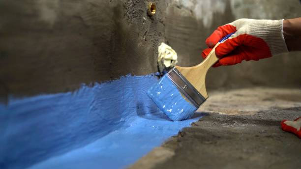 Commercial Vapor Barrier Installation project at a Varysburg, NY business property by SJ Waterproofing Pros